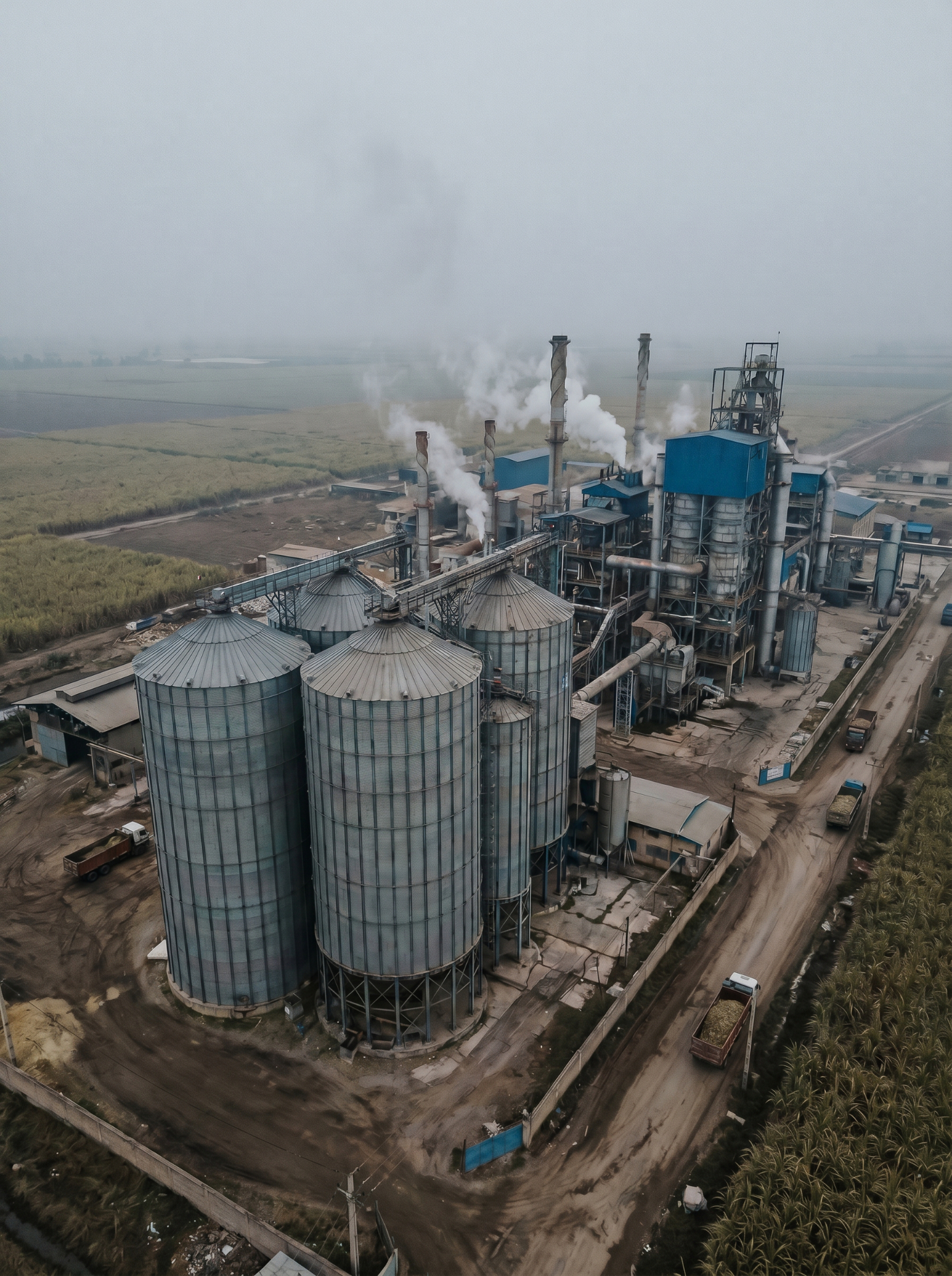 NITROGEN-BLANKETED MONOLITHIC SILO MATRIX FOR INDEPENDENT LOGISTICAL STORAGE.
